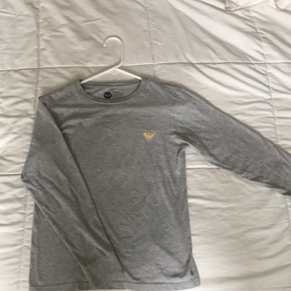 Light grey Roxy long sleeve T-shirt